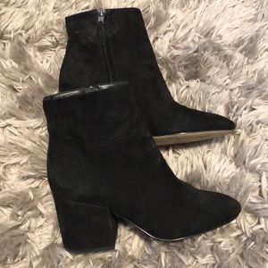 Sam Edelman Suede Booties w/ Block Heel ✨